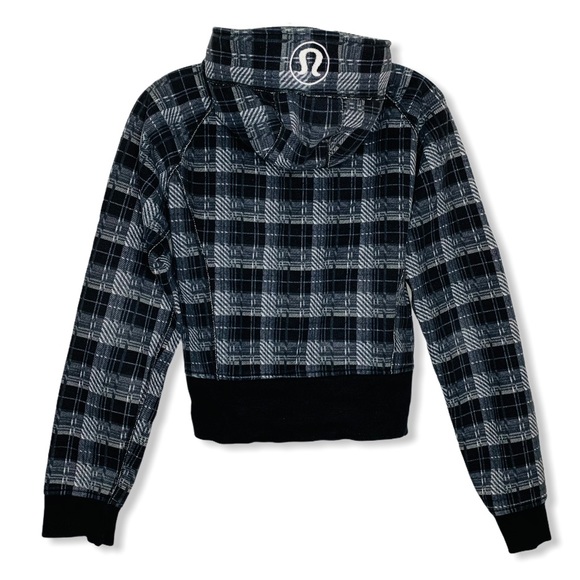 LULULEMON Jacket Checked Scuba Hoodie - Picture 2 of 5